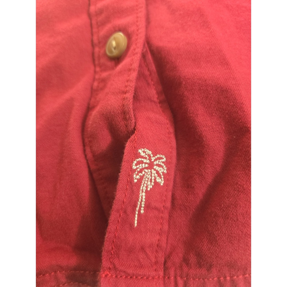 Tommy Bahama Tropical Twist IslandZone Camp Shirt Women's XS Rhumba Pink - Picture 5 of 10